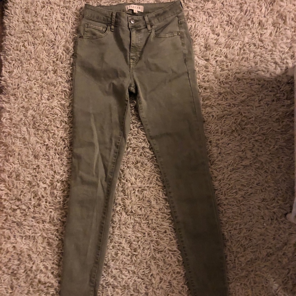 Army green Harper heritage jeans